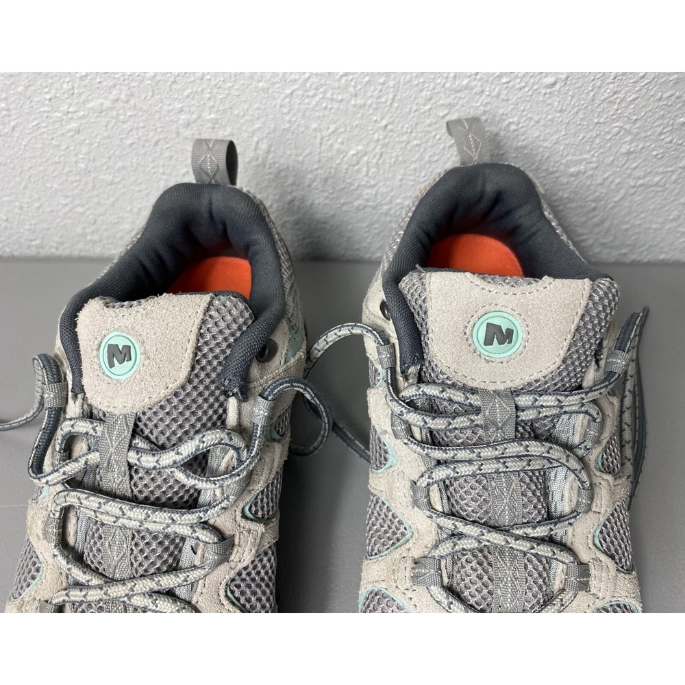 MERRELL Women Hilltop Ventilator Lace-Up Hiking Shoes US 8 Ice/Eggshell/Grey - Picture 11 of 14